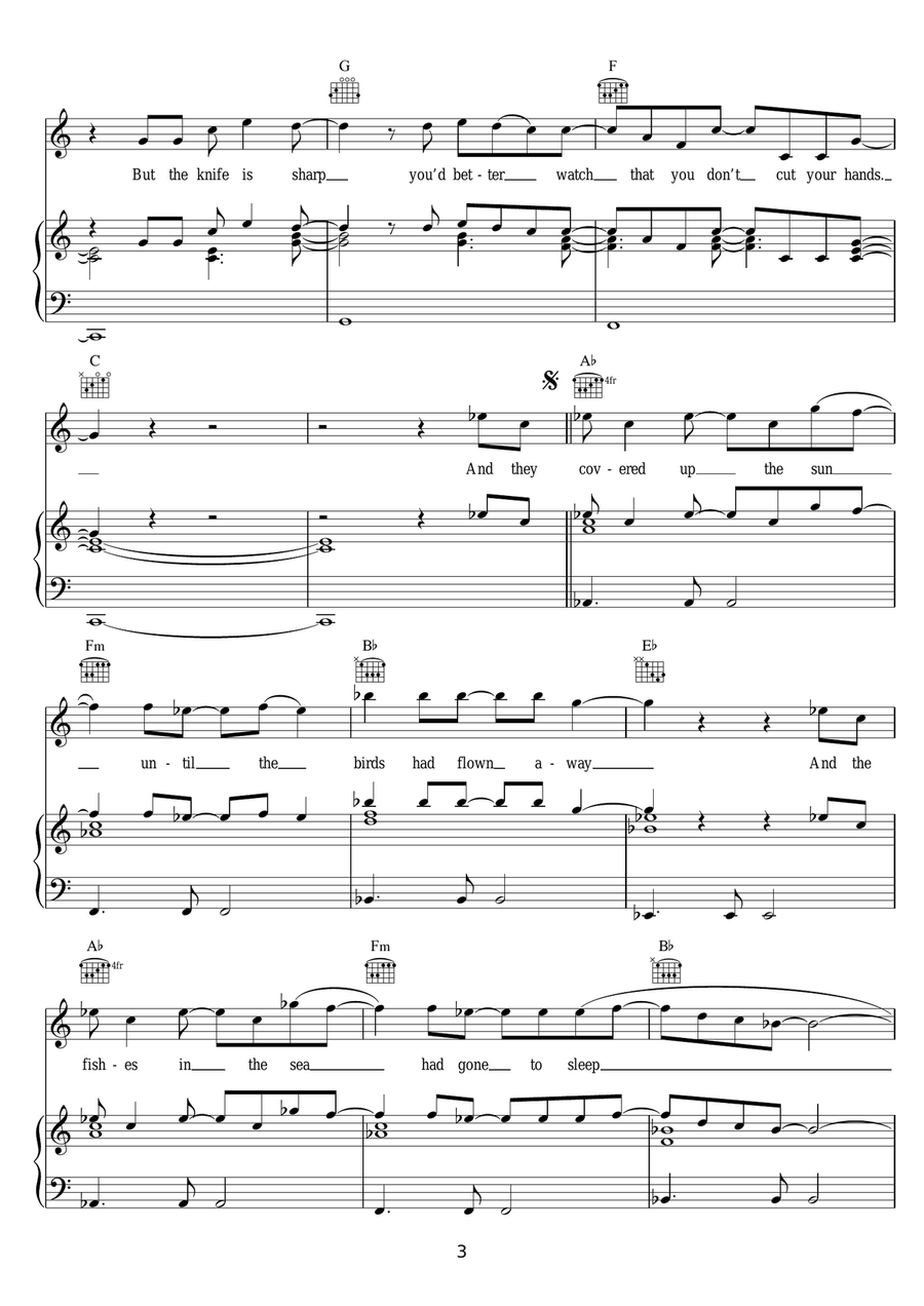 Chorus Chorus Choir scores gallery preview page 3