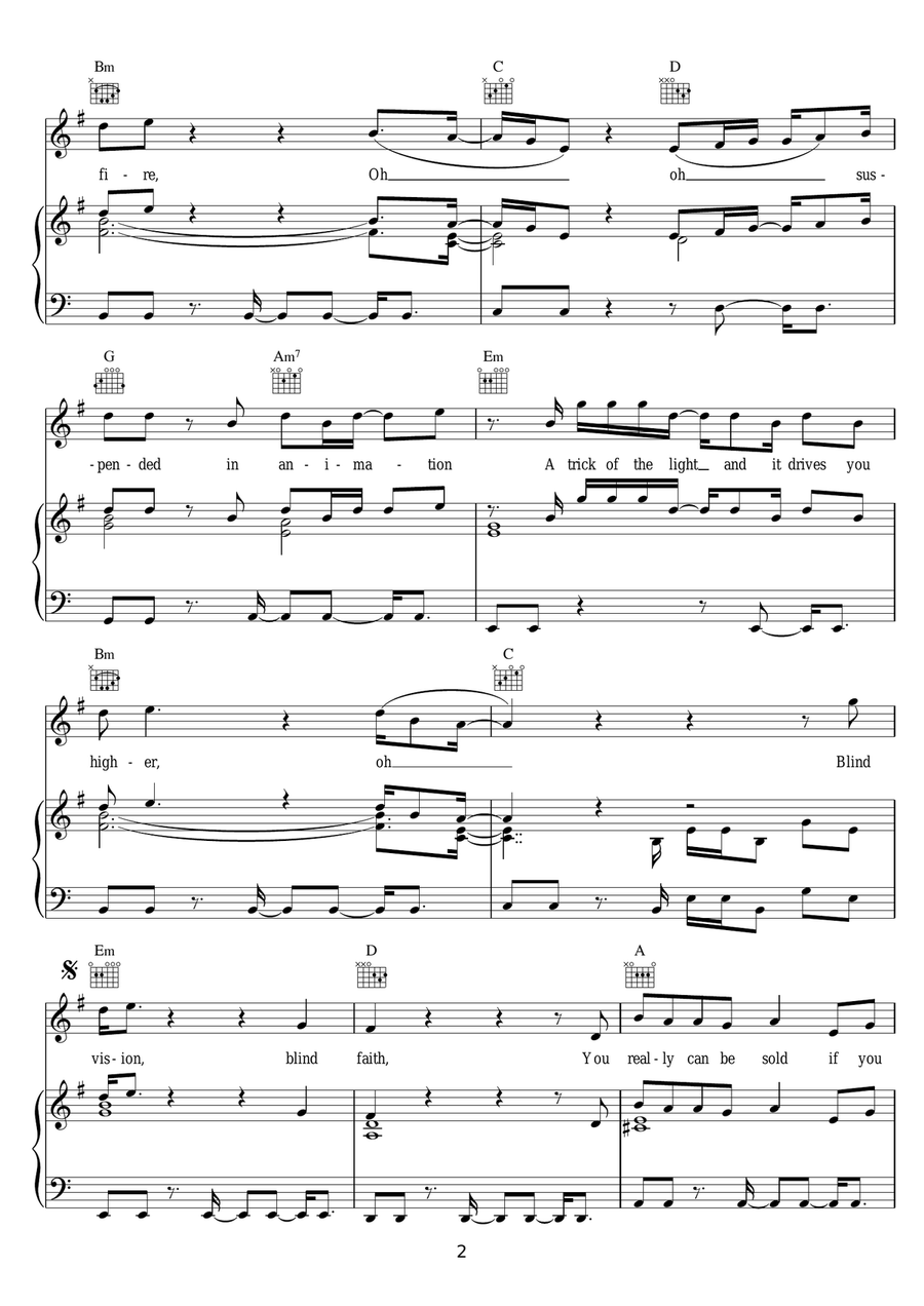 Joan Joan Piano, Vocal scores gallery preview page 2