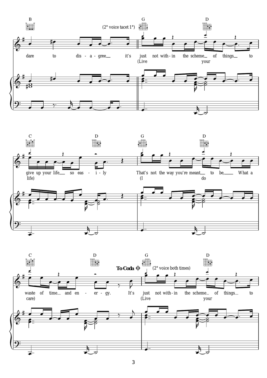 Joan Joan Piano, Vocal scores gallery preview page 3