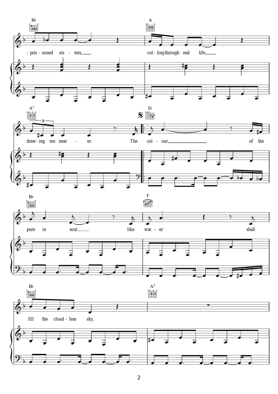 Siren Song Siren Song Piano, Vocal scores gallery preview page 2