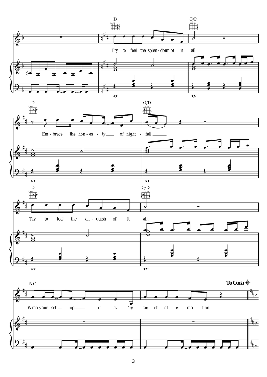 Siren Song Siren Song Piano, Vocal scores gallery preview page 3