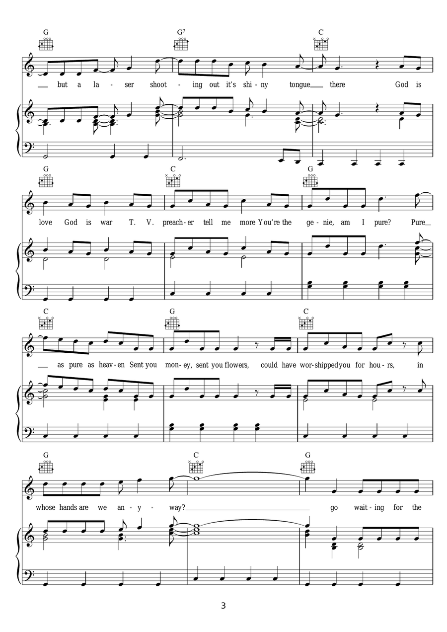 Star Star Piano, Vocal scores gallery preview page 3