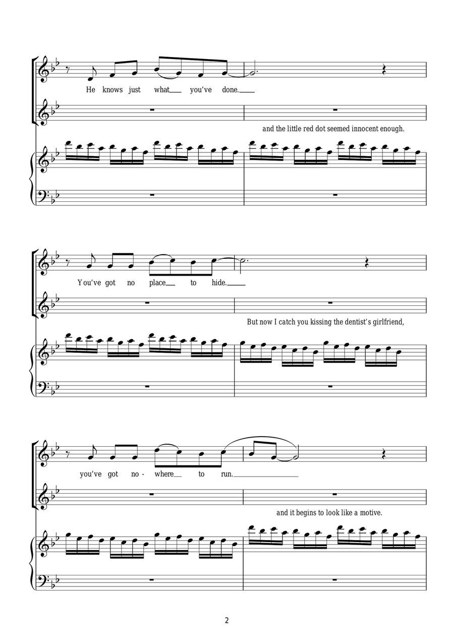 Suppertime (from Little Shop of Horrors) Piano, Vocal scores gallery preview page 2