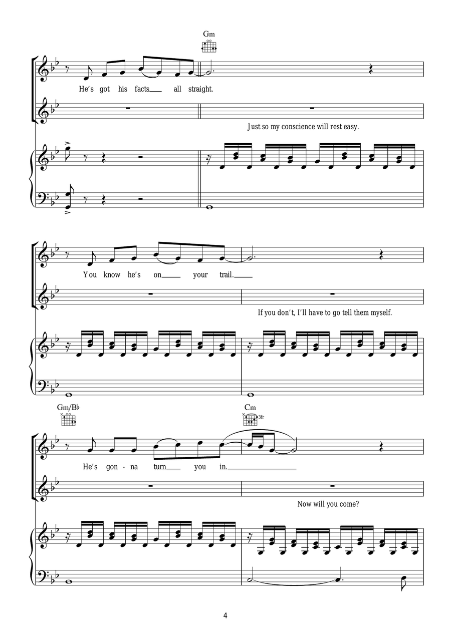 Suppertime (from Little Shop of Horrors) Piano, Vocal scores gallery preview page 4