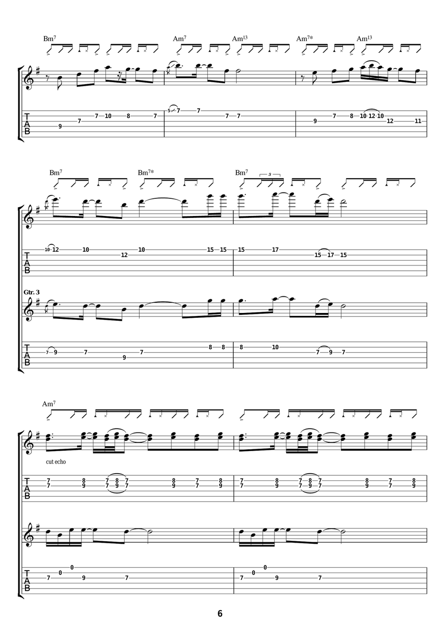 Triveni Triveni Electric Guitar scores gallery preview page 6