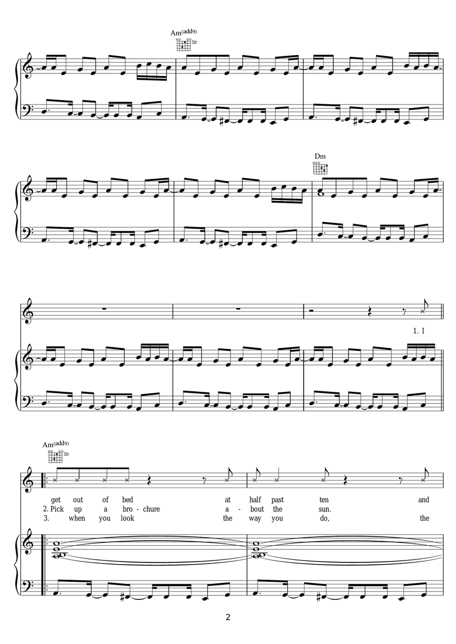 Left To My Own Devices Left To My Own Devices Piano, Vocal scores gallery preview page 2