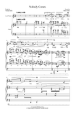 Nobody Comes (for low voice and piano)