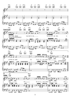 Sugar Piano, Vocal scores gallery preview page 3
