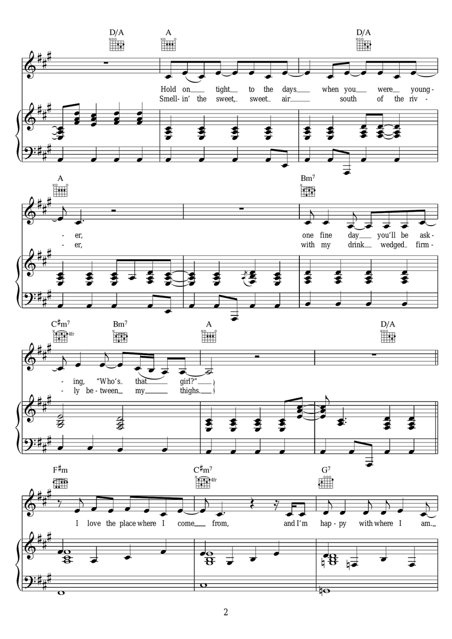 So Sublime So Sublime Piano, Vocal scores gallery preview page 2