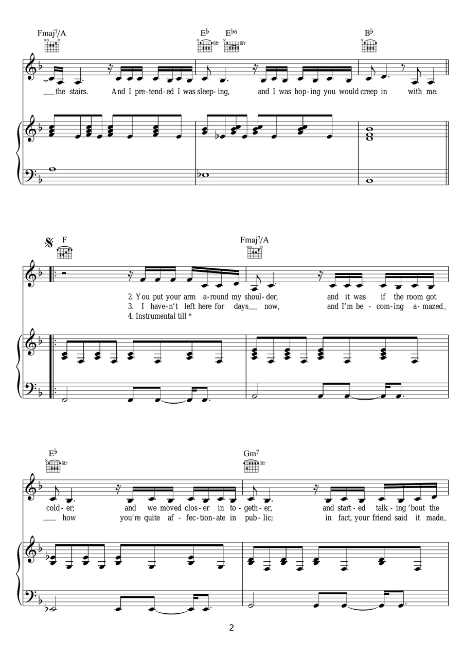 Who'd Have Known Who'd Have Known Piano, Vocal scores gallery preview page 2