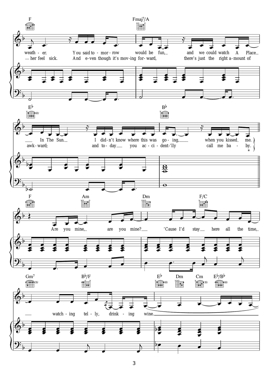 Who'd Have Known Who'd Have Known Piano, Vocal scores gallery preview page 3