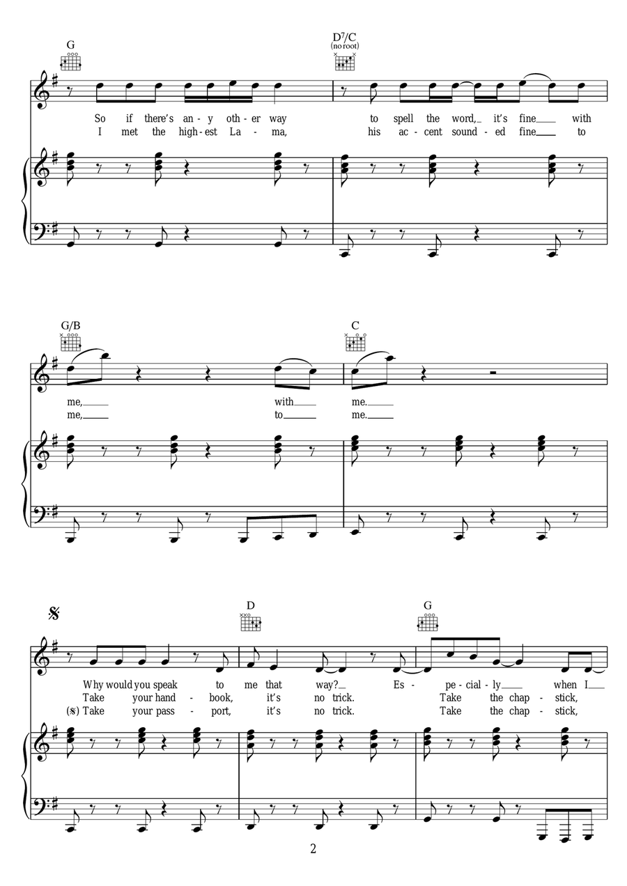 Oxford Comma Oxford Comma Piano, Vocal scores gallery preview page 2