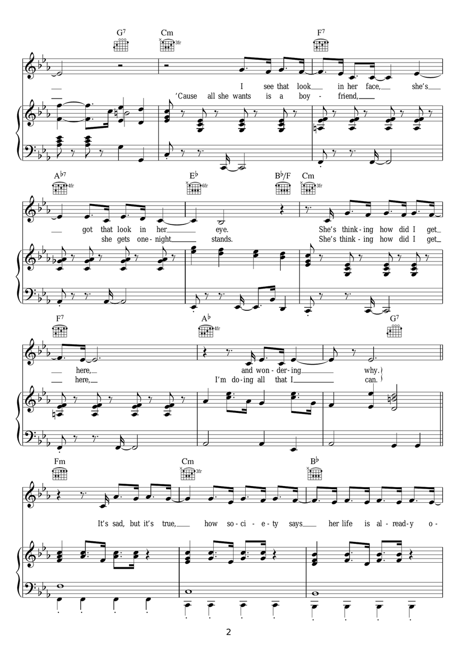 22 22 Piano, Vocal scores gallery preview page 2