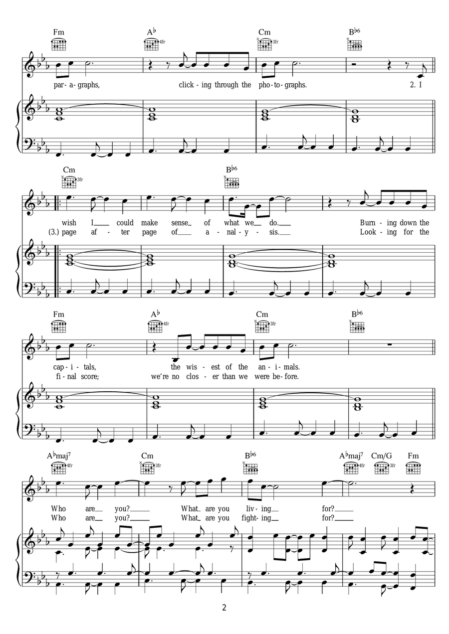 Perfect Symmetry Perfect Symmetry Piano, Vocal scores gallery preview page 2
