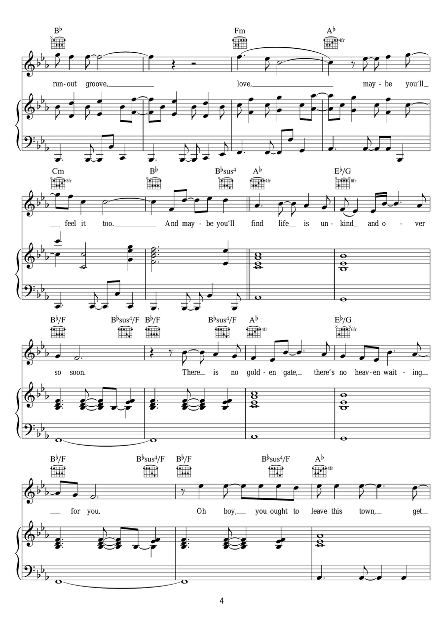 Perfect Symmetry Perfect Symmetry Piano, Vocal scores gallery preview page 4