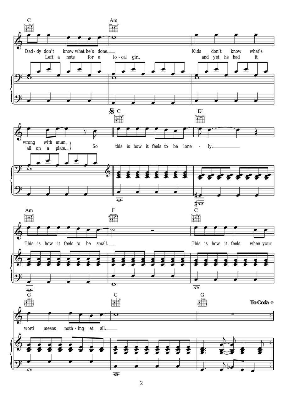 This Is How It Feels This Is How It Feels Piano, Vocal scores gallery preview page 2