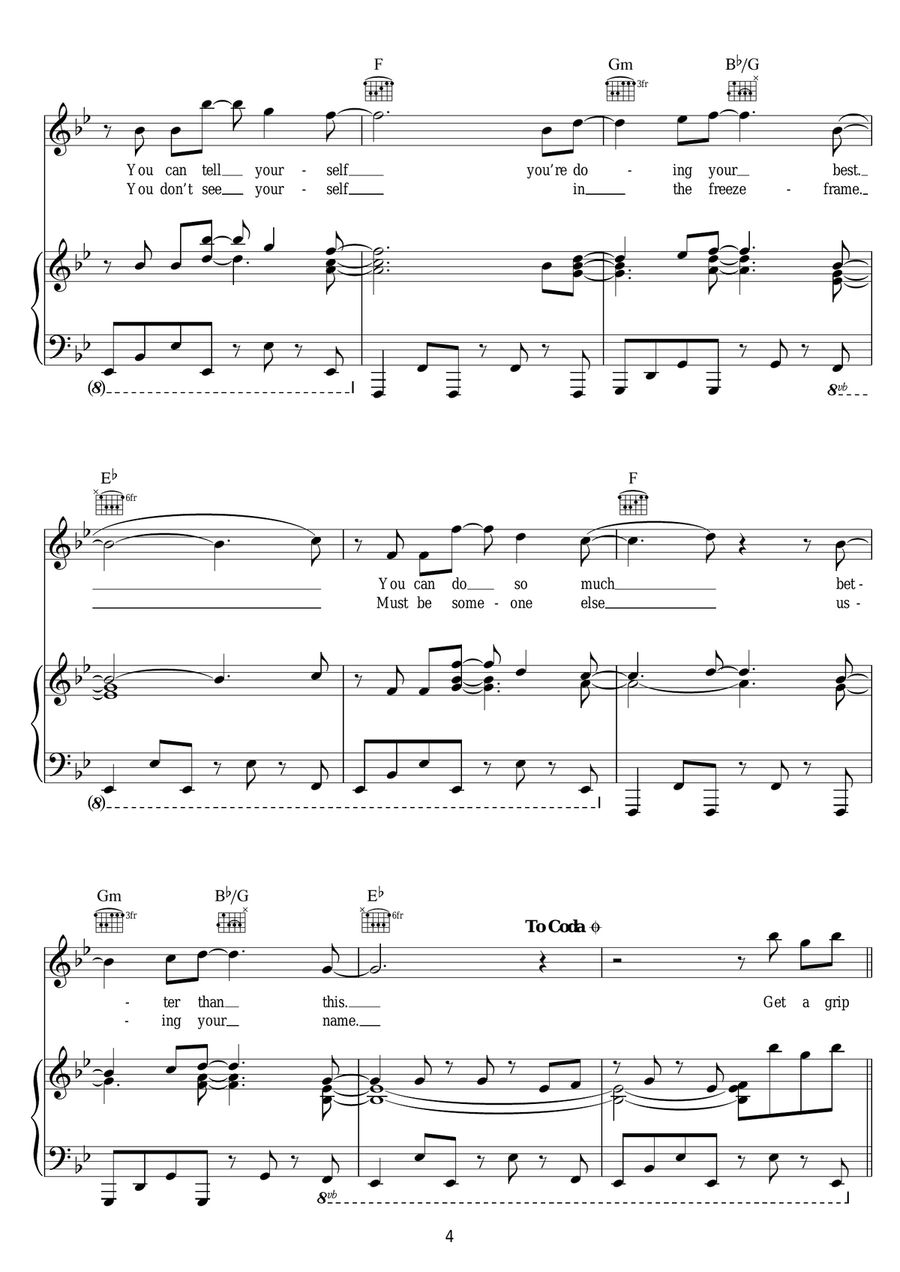 Better Than This Better Than This Piano, Vocal scores gallery preview page 4
