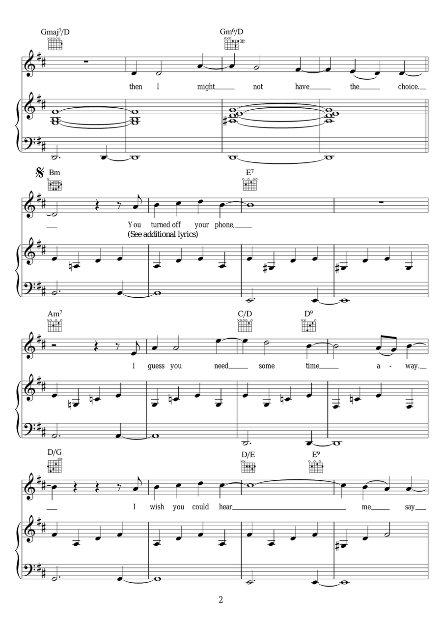 When The Weather Is Fine When The Weather Is Fine Piano, Vocal scores gallery preview page 2