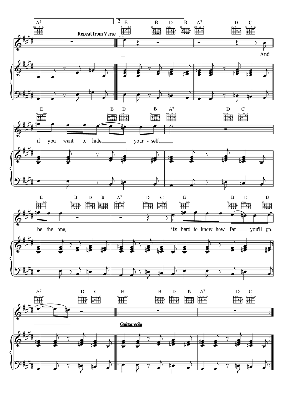 Class A Piano, Vocal scores gallery preview page 3