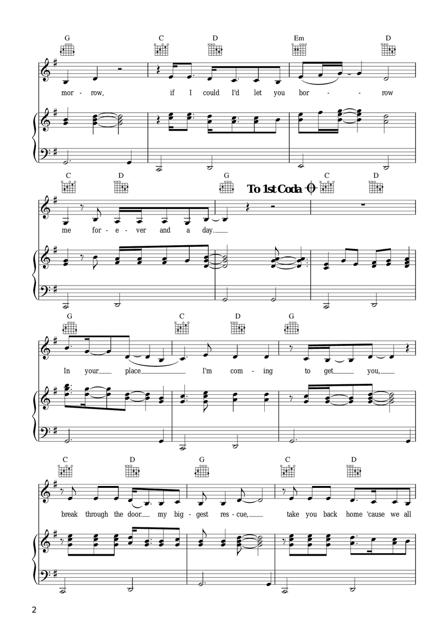 Firefly Piano, Vocal scores gallery preview page 2