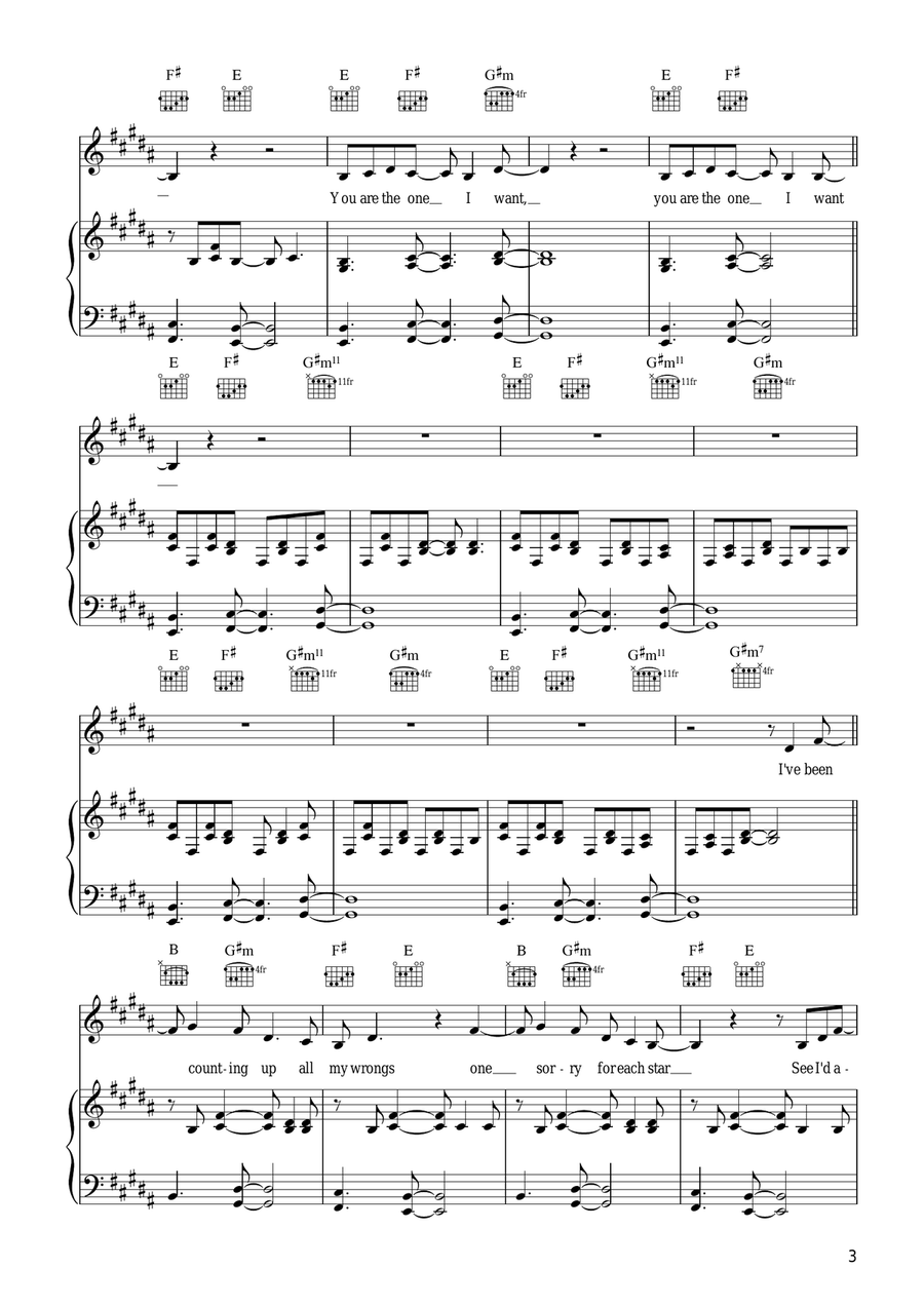 Arithmetic Piano, Vocal scores gallery preview page 3