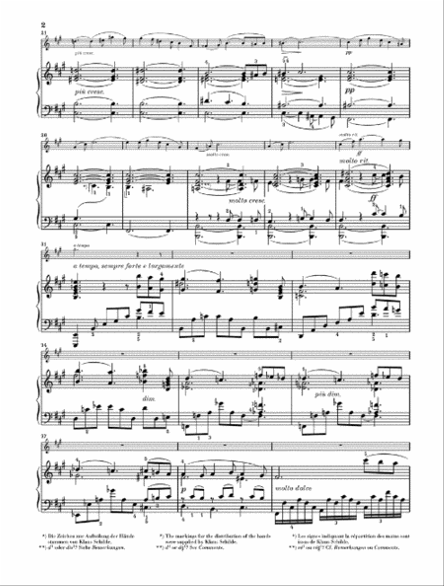 Violin Sonata in A Major Violin Sonata in A Major Violin Solo scores gallery preview page 3