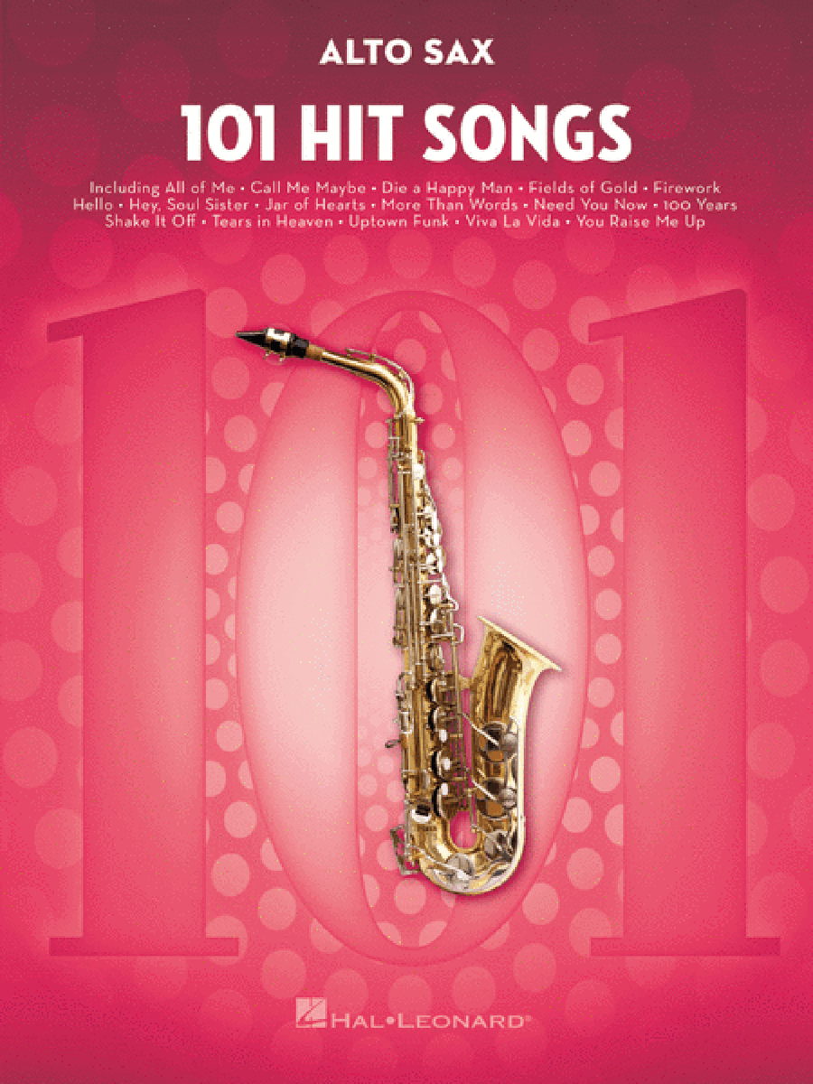 101 Hit Songs 101 Hit Songs Alto Saxophone scores gallery preview page 1