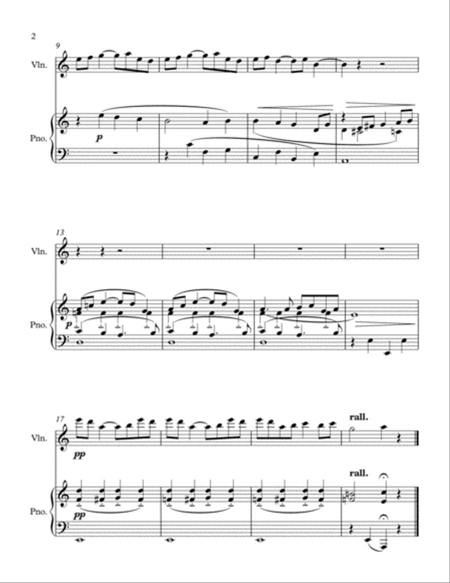Ma mère l'oye for violin Violin Solo scores gallery preview page 2