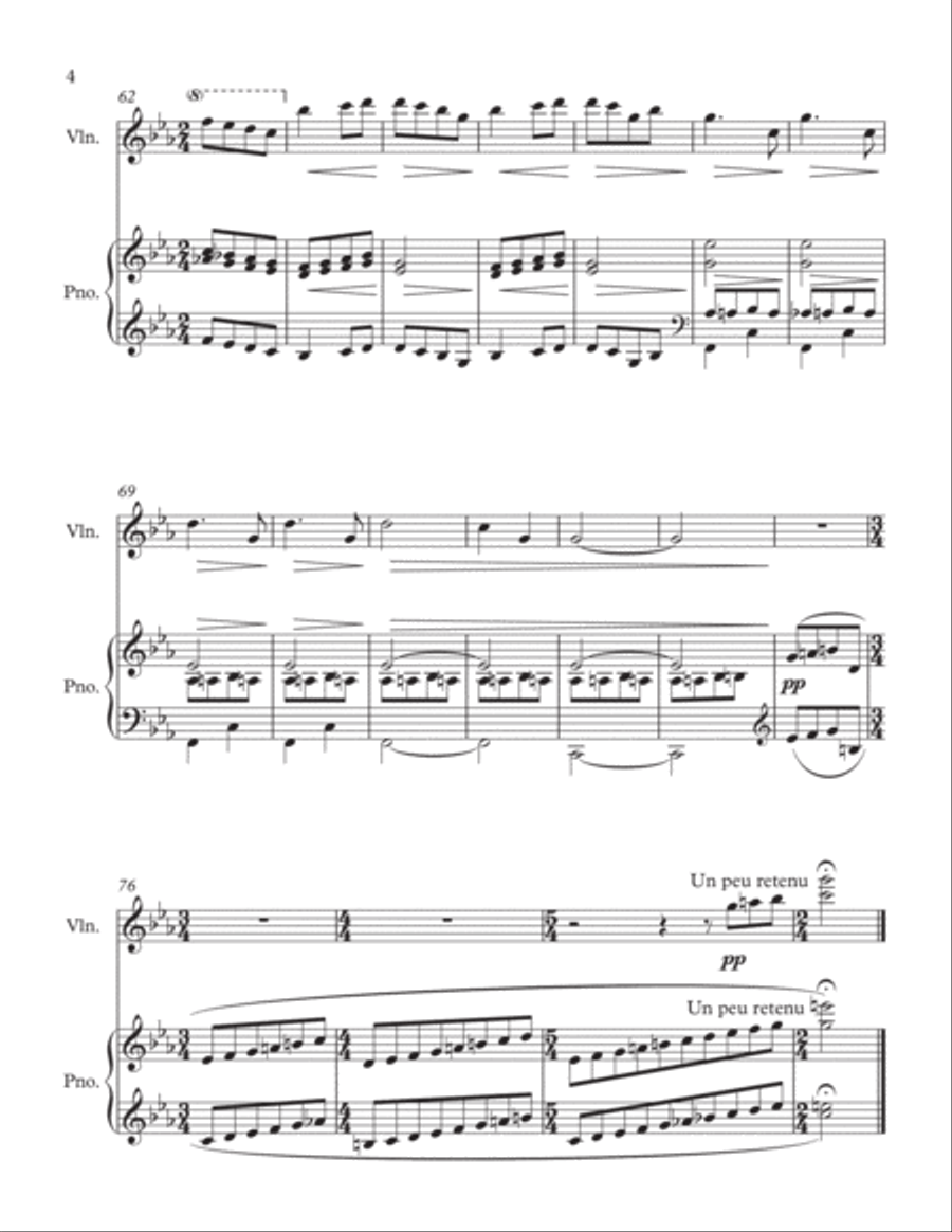 Ma mère l'oye for violin Violin Solo scores gallery preview page 6