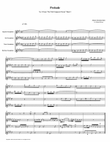 Prelude 15 from Well-Tempered Clavier, Book 2 (Saxophone Quartet) mini preview