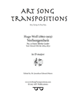 WOLF: Verborgenheit (transposed to D major)