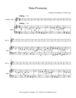 Valse Frontenac (E-flat Clarinet and Piano)