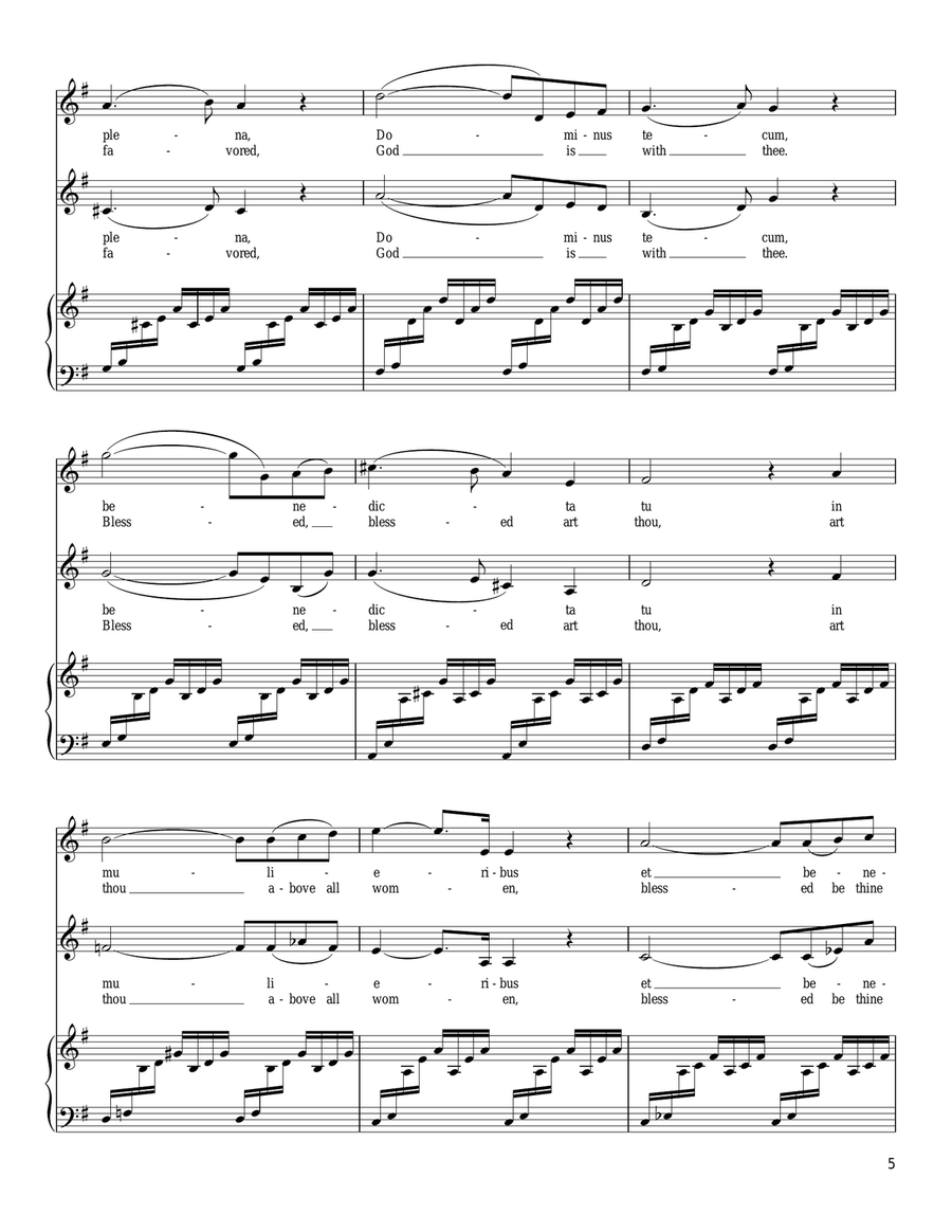 Ave Maria Ave Maria Vocal Duet scores gallery preview page 2