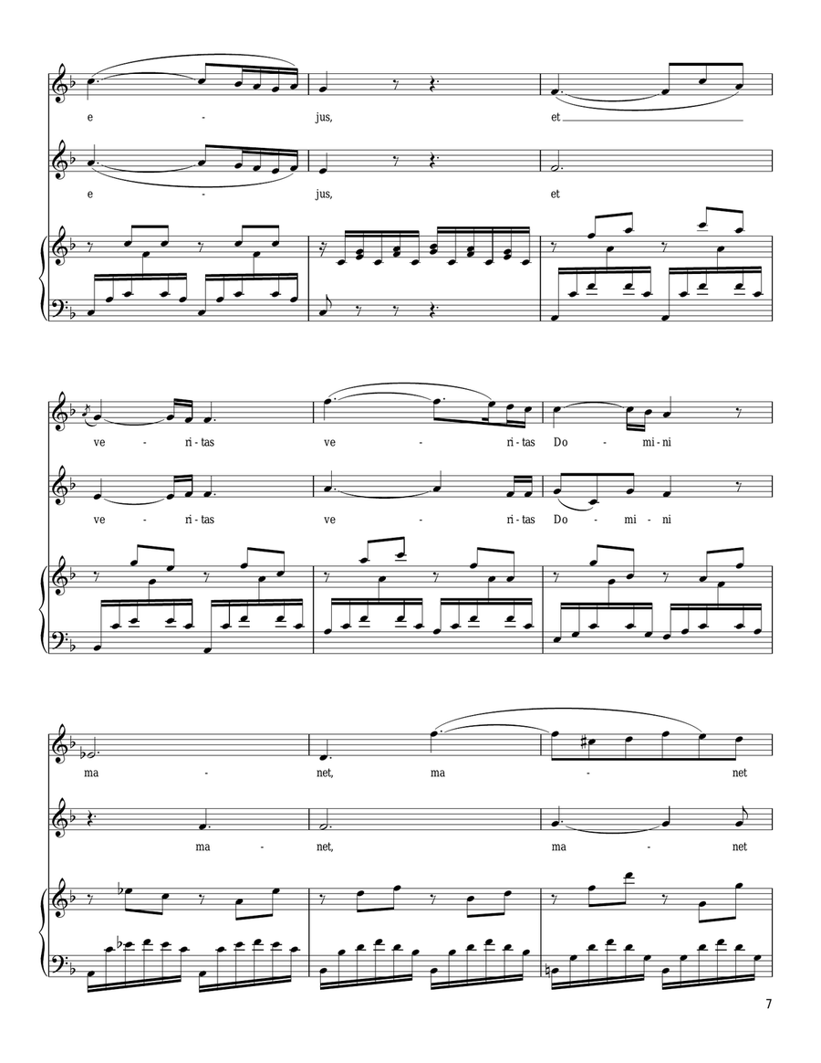 Laudate Dominum Laudate Dominum Vocal Duet scores gallery preview page 4