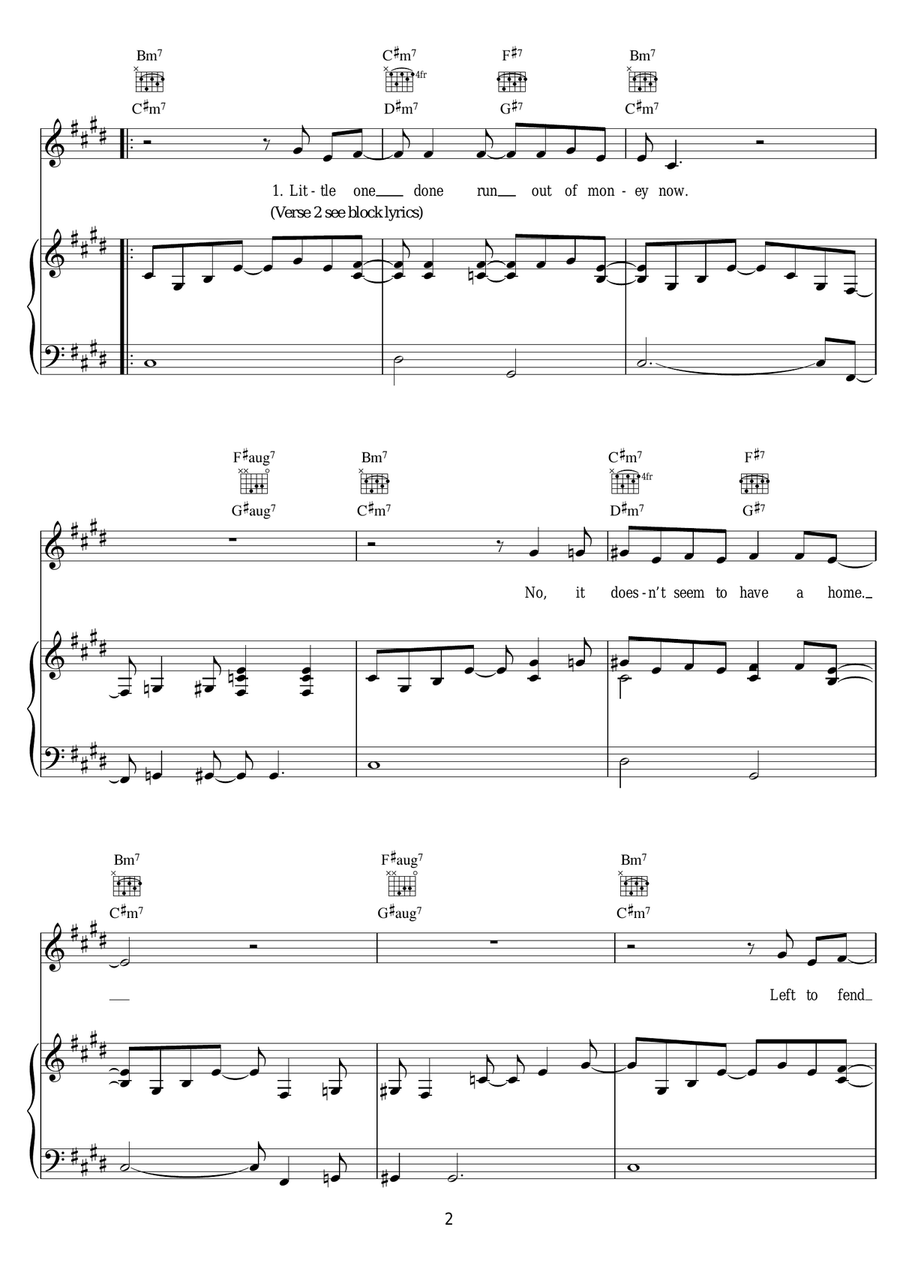 Whenever You're Ready Piano, Vocal scores gallery preview page 2