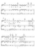 When U Were Mine Piano, Vocal scores gallery preview page 3