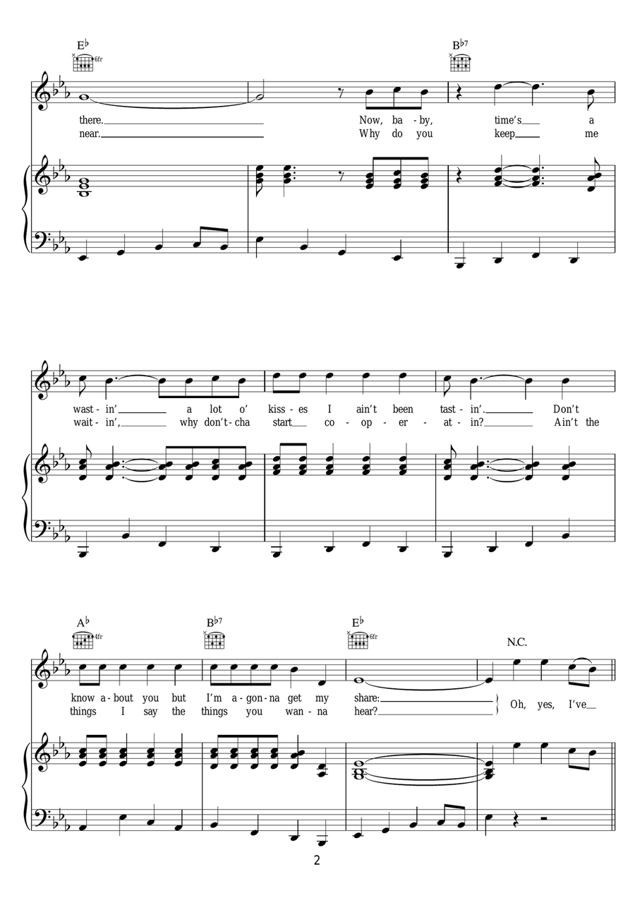 Got A Lot Of Livin' To Do Piano, Vocal scores gallery preview page 2