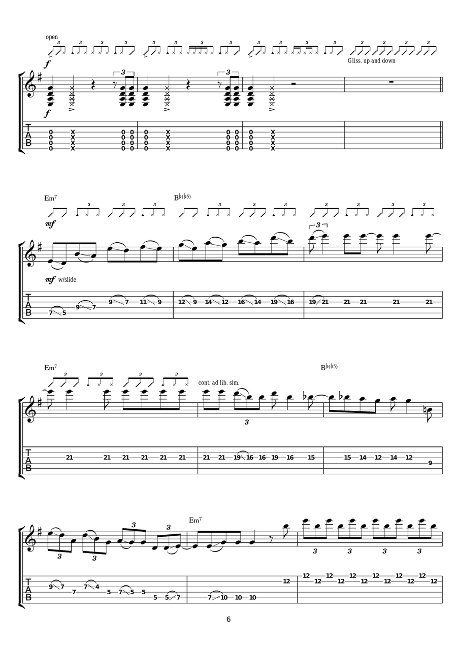 Torito Torito Guitar Tablature scores gallery preview page 6