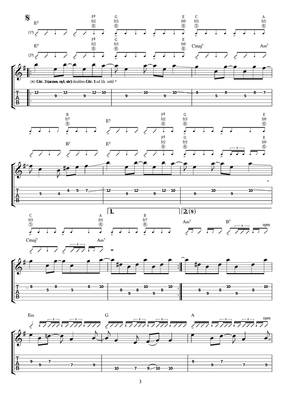 The Soundmaker The Soundmaker Guitar Tablature scores gallery preview page 3