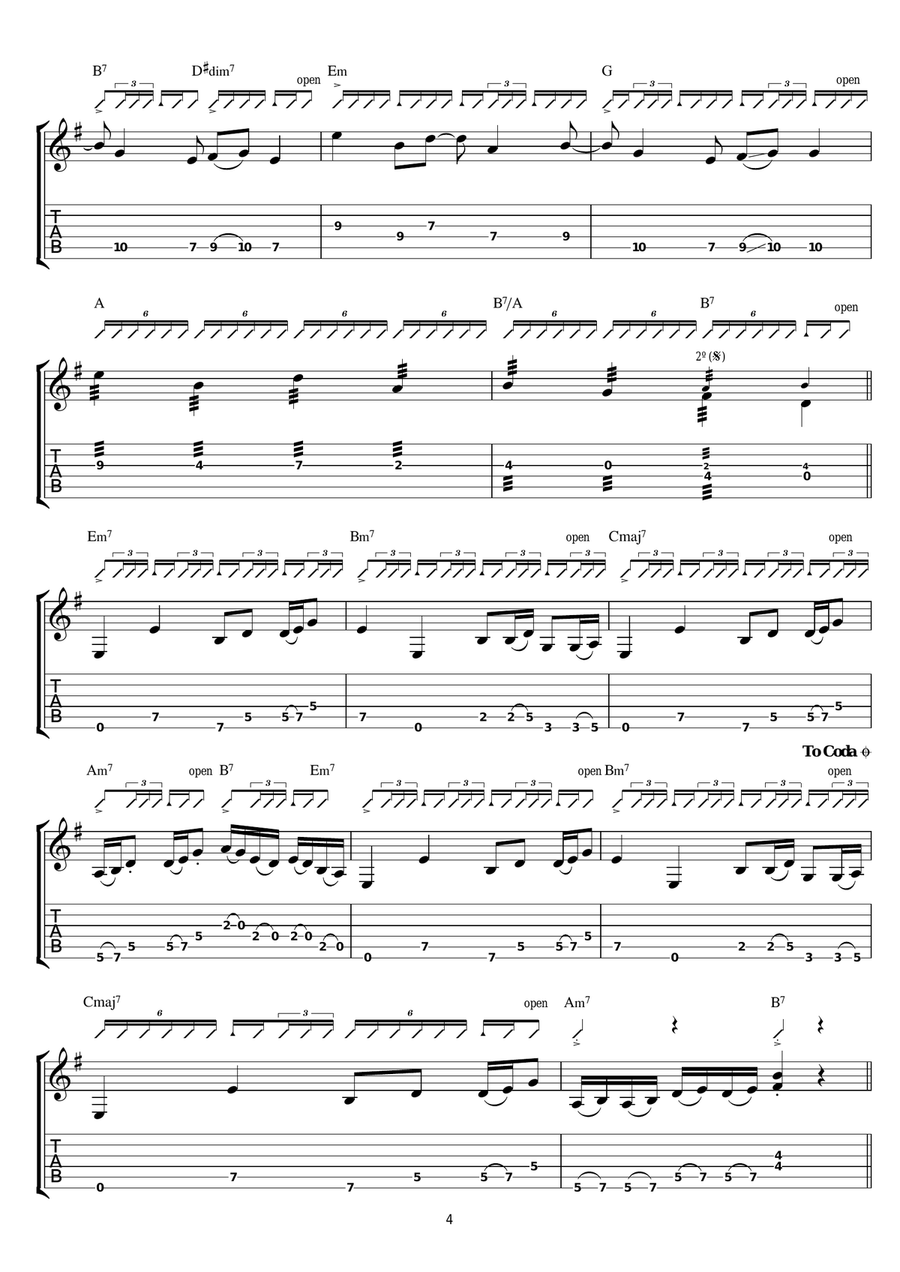 The Soundmaker The Soundmaker Guitar Tablature scores gallery preview page 4