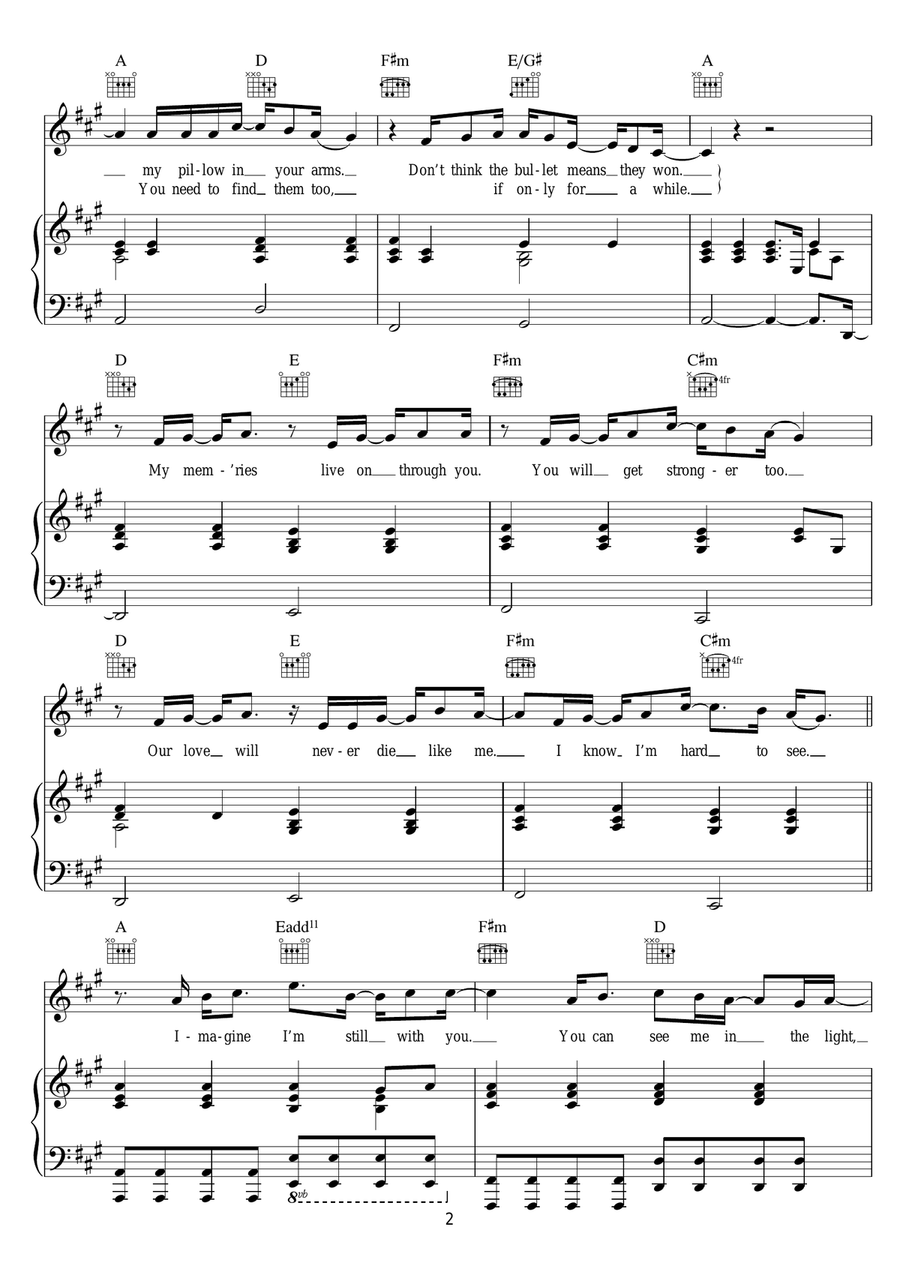 Soldier On Soldier On Piano, Vocal scores gallery preview page 2