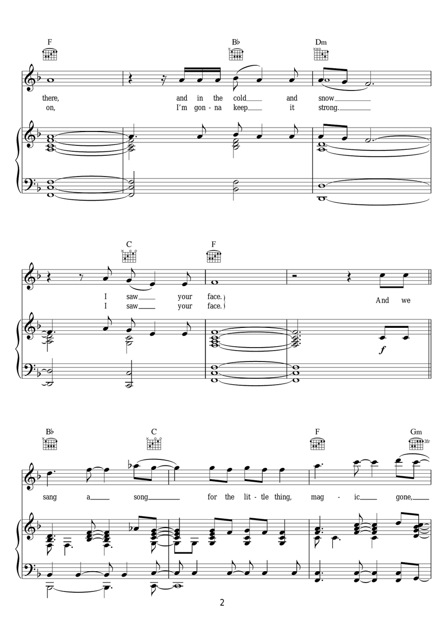 For A Better Day For A Better Day Piano, Vocal scores gallery preview page 2