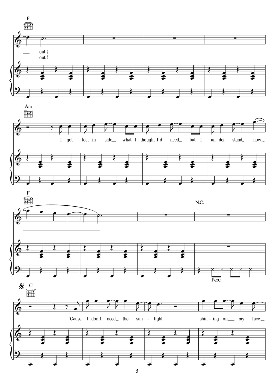 Everything To Me Everything To Me Piano, Vocal scores gallery preview page 3