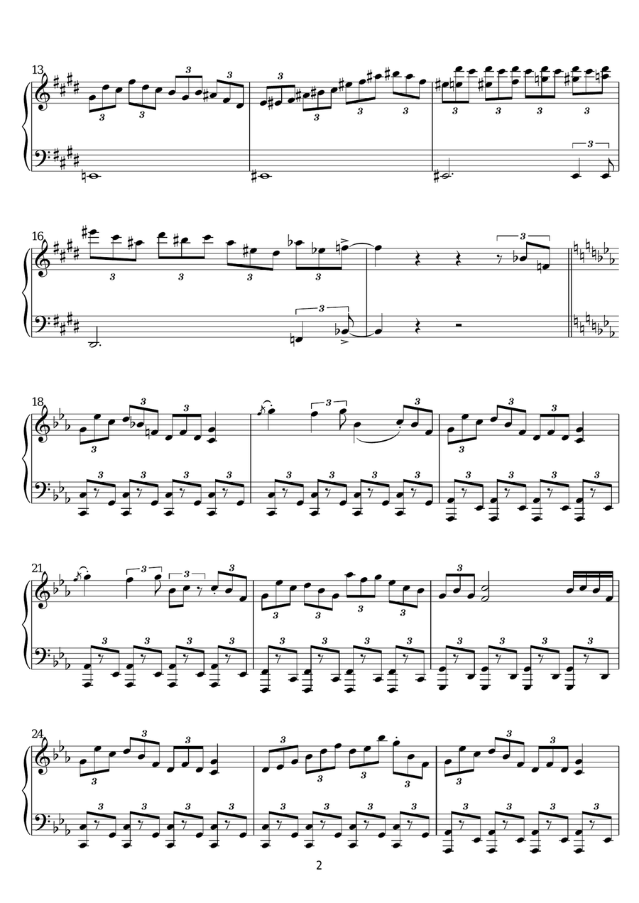 The Endless Enigma Part 1 Piano, Vocal scores gallery preview page 2
