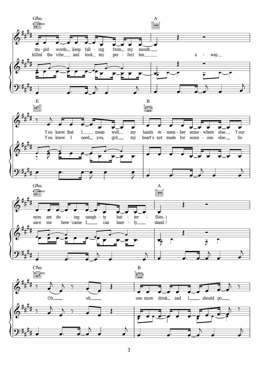 Can We Dance Can We Dance Piano, Vocal scores gallery preview page 3