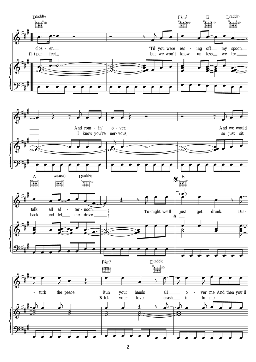 The Other Side The Other Side Piano, Vocal scores gallery preview page 2