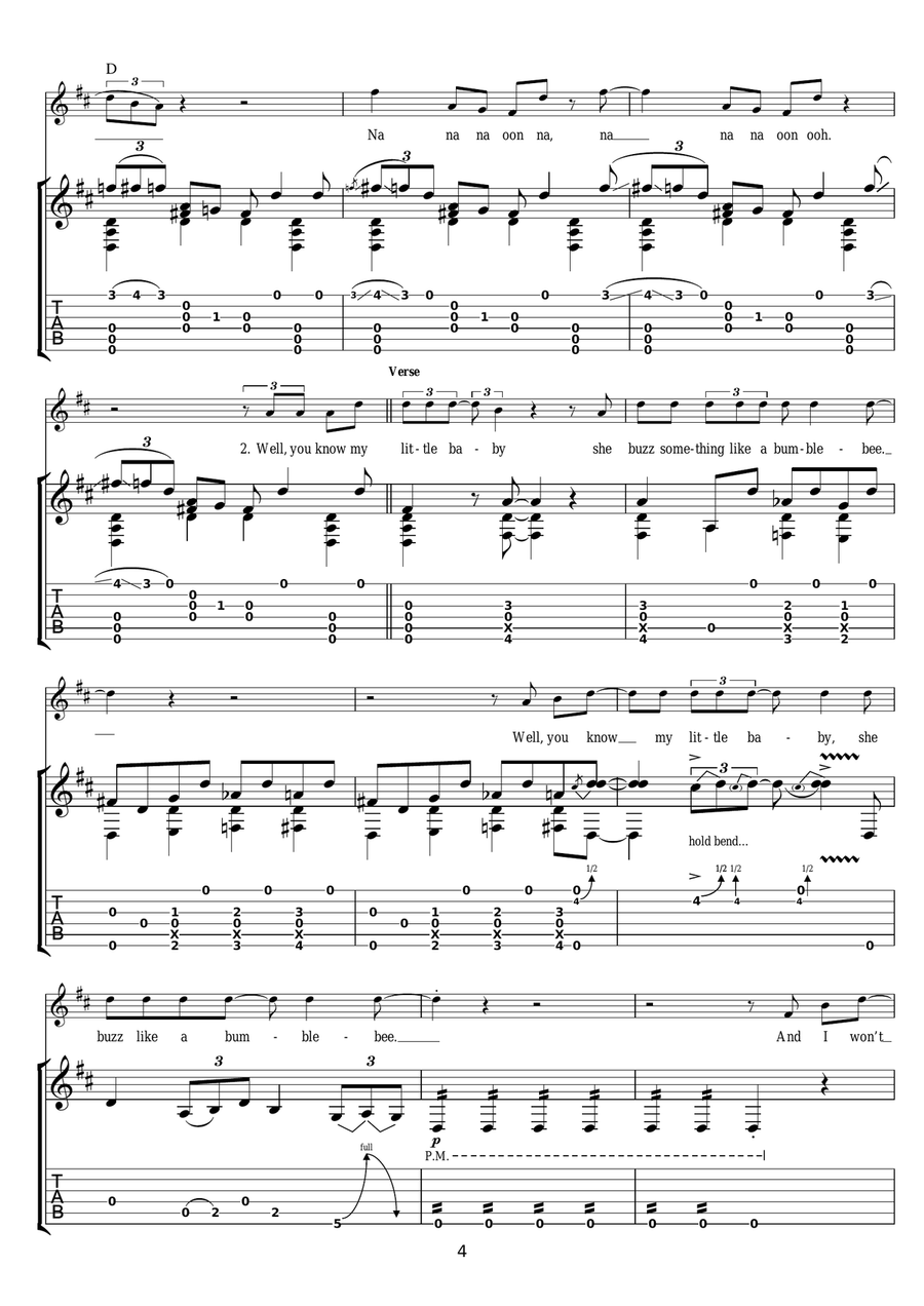 Twenty Twenty Vision Electric Guitar scores gallery preview page 4