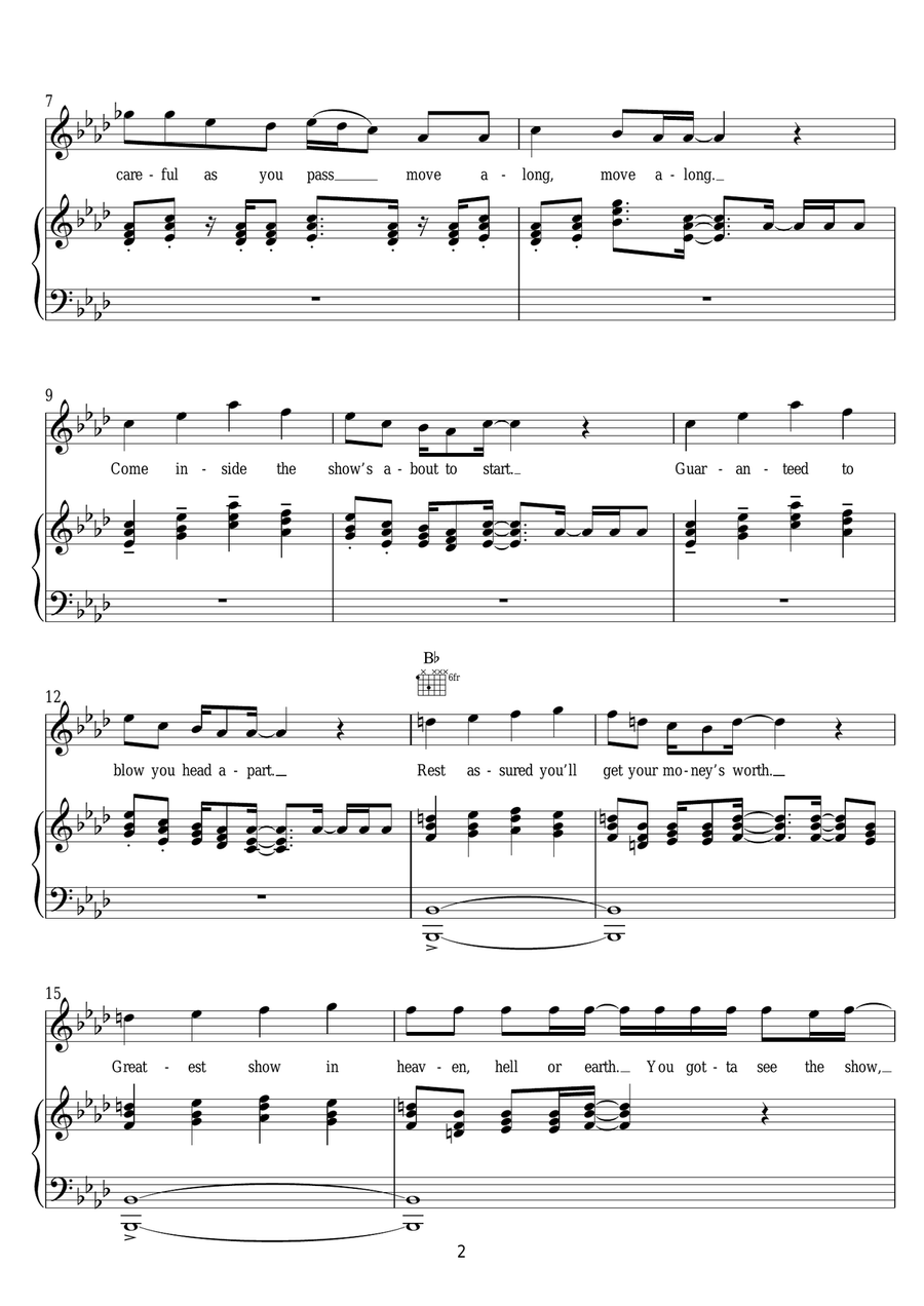Karn Evil 9 (1st Impression Pt. 2) Piano, Vocal scores gallery preview page 2