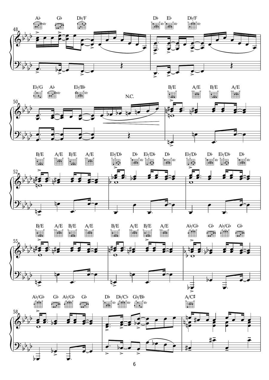Karn Evil 9 (1st Impression Pt. 2) Piano, Vocal scores gallery preview page 6