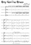 Funeral March of a Marionette - Ch Gounod for SAX Quartet (SATB)
